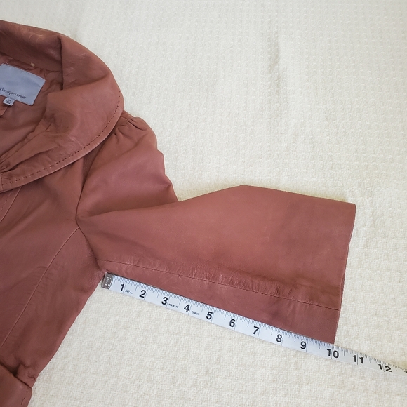 Classiques Entier Brown Leather Jacket - Picture 9 of 14
